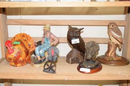 Quantity of various modern decorative figurines