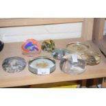 Collection of assorted paperweights