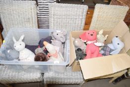 Two boxes of novelty plush door stops