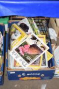 Box containing a quantity of vintage smallholding and other interest magazines