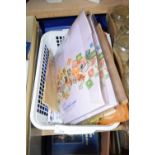 Box containing a quantity of various stamps
