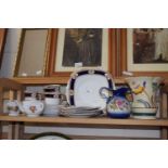 Quantity of various ceramics including part Vale sandwich set