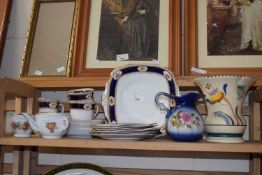 Quantity of various ceramics including part Vale sandwich set