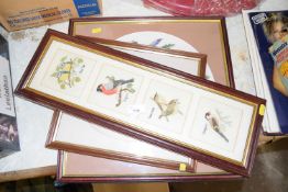 Three needlework type framed pictures