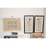 Three various framed prints