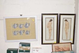 Three various framed prints