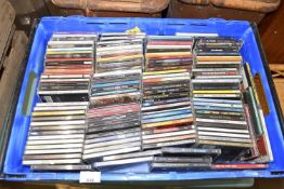 Crate containing a quantity of CD's