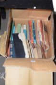 Box containing a quantity of various vintage books