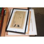 Quantity of various framed prints