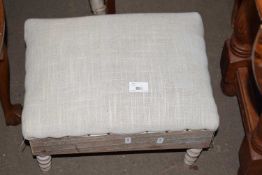 Small upholstered stool