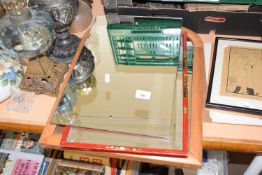 Quantity of various framed mirrors