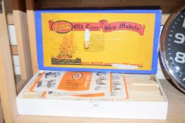 Boxed wooden ship model kit (unchecked)