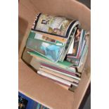 Box containing a box of various vintage auction catalogues etc