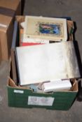 Box of various books