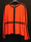 Isabel De Pedro: Four red and black zip fronted jersey jackets together with two matching V neck