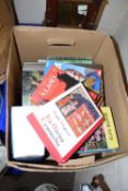 Box containing a quantity of various books