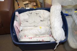 Two boxes of various clearance sundries