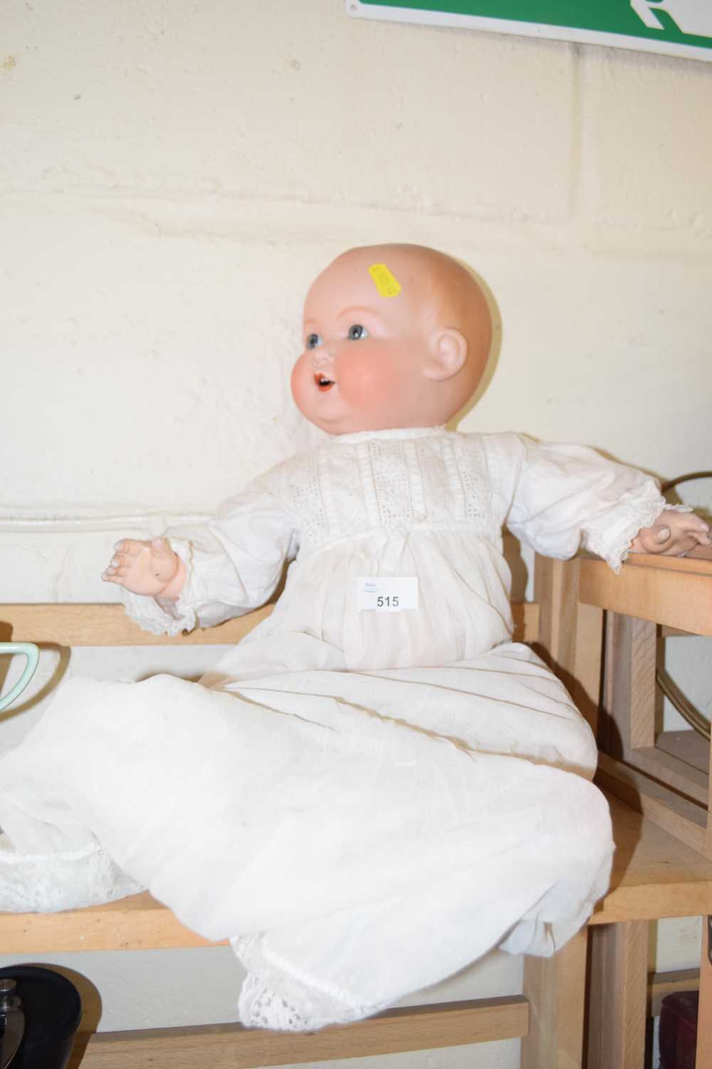 Mid 20th Century ceramic headed doll