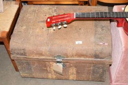 Vintage tin trunk