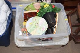 Two boxes of various clearance sundries
