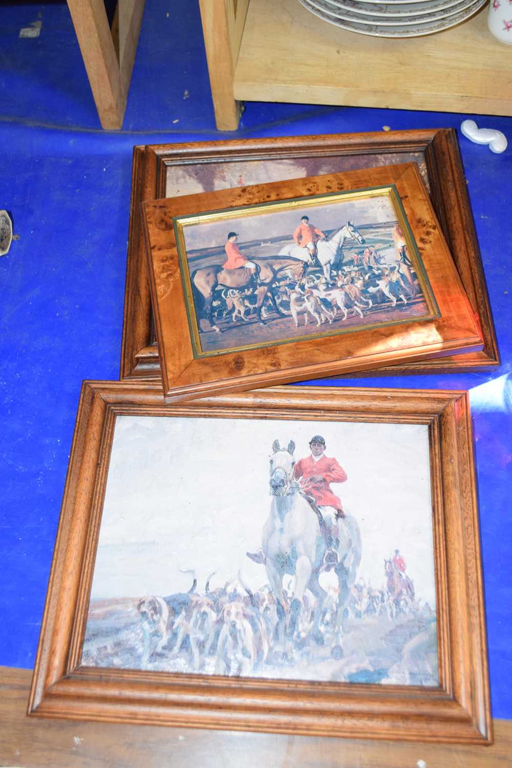 Set of assorted framed hunting prints - Image 2 of 2