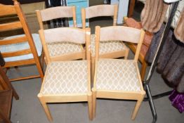 Four dining chairs