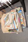 Box of various comics