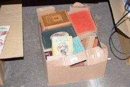 Box of various vintage books