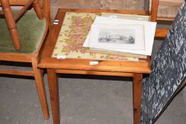 Tile topped coffee table