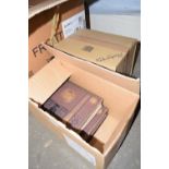 Box containing various photography and other books