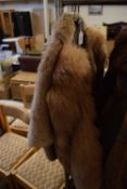 Two fur capelet/stoles
