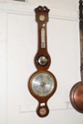 Mahogany banjo thermometer