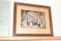 Monochrome print The Royal Family of Great Britain