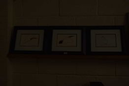 Benjamin Chee Chee - three abstract prints of birds