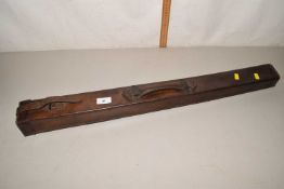 Vintage leather snooker cue case