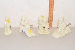 A collection of porcelain figures of children