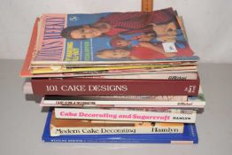 Mixture of vintage magazines