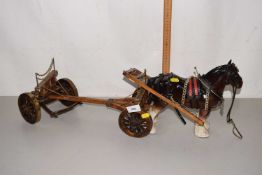 A shire horse and cart