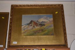View of an Alpine Lodge