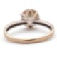 An 18ct champagne diamond solitaire ring, the round brilliant cut diamond, estimated approx. 1. - Image 9 of 9