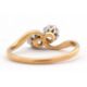 A 'toi et moi' diamond ring, the two Old European cut diamonds, total estimated approx. 0.63cts, - Image 5 of 9