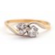 A 'toi et moi' diamond ring, the two Old European cut diamonds, total estimated approx. 0.63cts, - Image 6 of 9