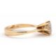 A pale yellow diamond ring, the round brilliant cut pale yellow diamond, estimated approx. 1. - Image 7 of 9