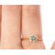 A pale yellow diamond ring, the round brilliant cut pale yellow diamond, estimated approx. 1. - Image 9 of 9
