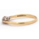An 18ct three stone diamond ring, the three round brilliant cut diamonds, total estimated approx. - Image 6 of 7