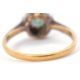 An 18ct blue zircon and diamond ring, the central round blue zircon surrounded by illusion set - Image 3 of 8