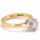 An 18ct diamond solitaire ring, the round brilliant cut dimaond, estimated approx. 1.29cts, colour - Image 5 of 7
