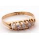 A late Victorian 18ct diamond ring, the five slightly graduated old mine cut diamonds, total - Image 4 of 7