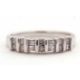 A 14K diamond ring, alternatively set with two baguette and two round brilliant cut diamonds, - Image 1 of 7