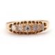A late Victorian 18ct diamond ring, the five slightly graduated old mine cut diamonds, total - Image 1 of 7